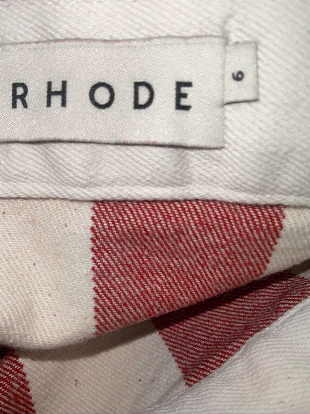 RHODE Nadine Vertical-Strip Midi Skirt with Patch Pockets - Picture 3 of 10